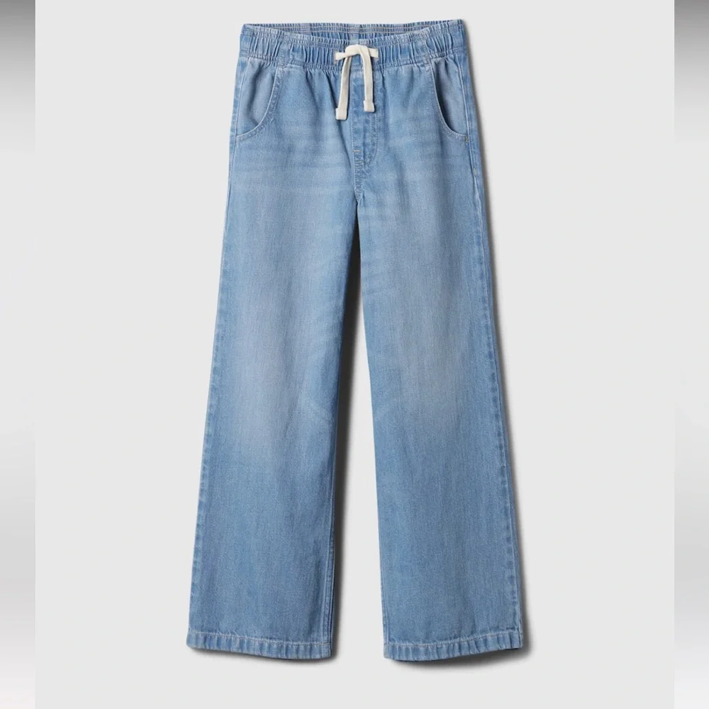 GAP Light Blue Kids Denim Jogger Jeans